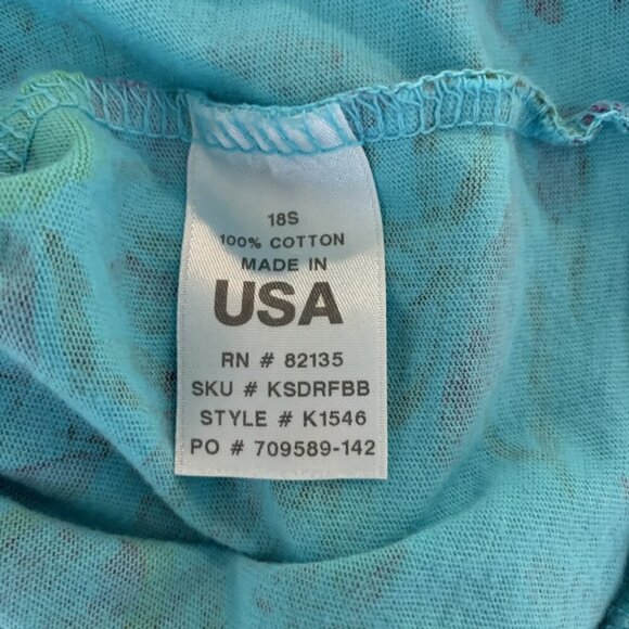 Fresh Produce Girls S Dress NEW Sleeveless Blue Tropical Beachy Sundress Coastal - Picture 6 of 12